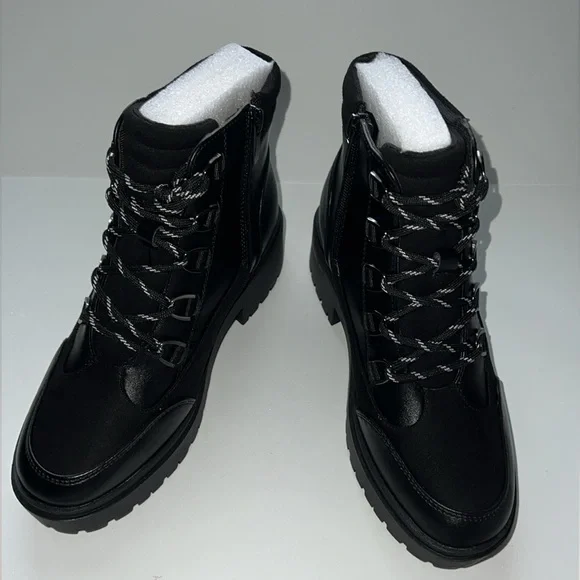 Combat Heeled Boots-Women - Picture 6 of 7